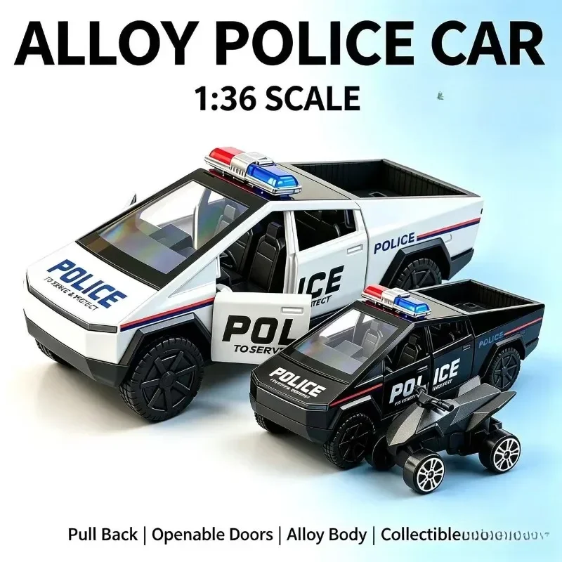New 1:36 Police Pickup Alloy C - Desk Accessories 评论和价格
