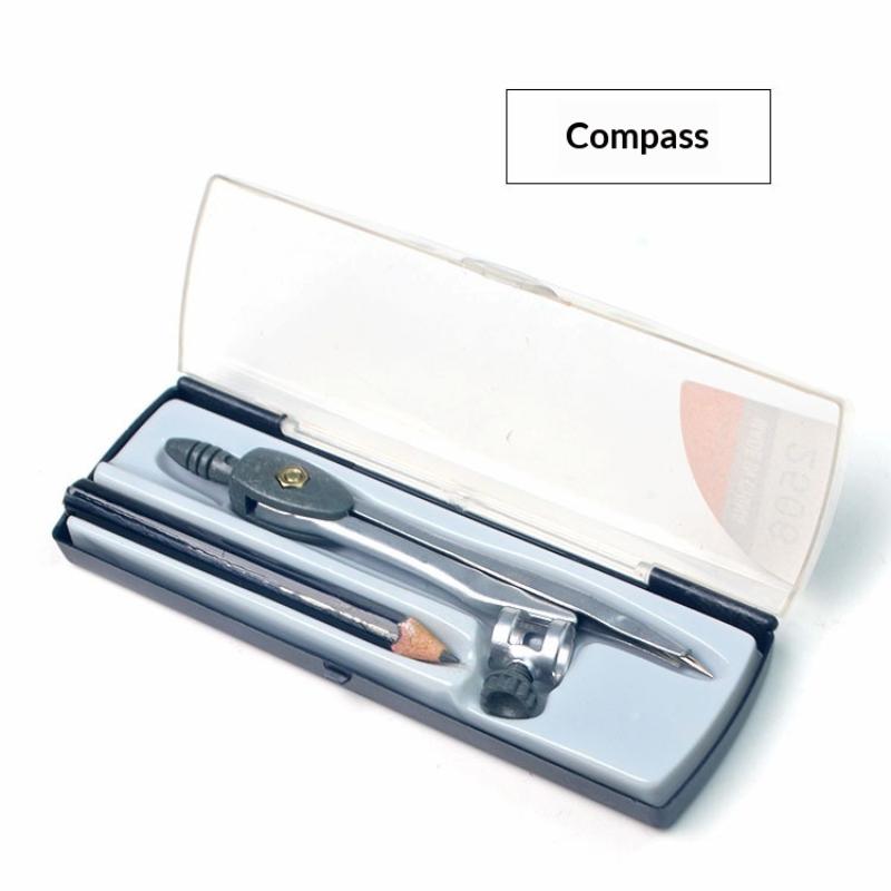 Metal Locking Compass Set Port - Math Geometry Set With Compass 评论和价格