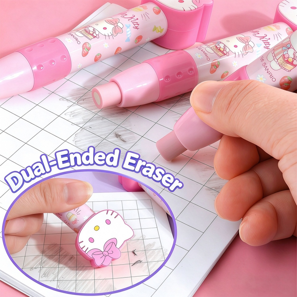 Genuine Hello Kitty Melody 3D  - Retractable Eraser Pen Click 评论和价格