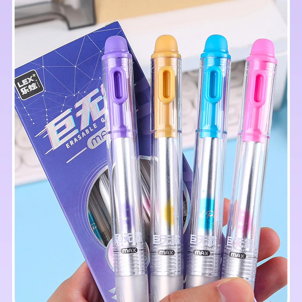 4-Pack Retractable Erasable Ge - Retractable Eraser Pen Click 评论和价格
