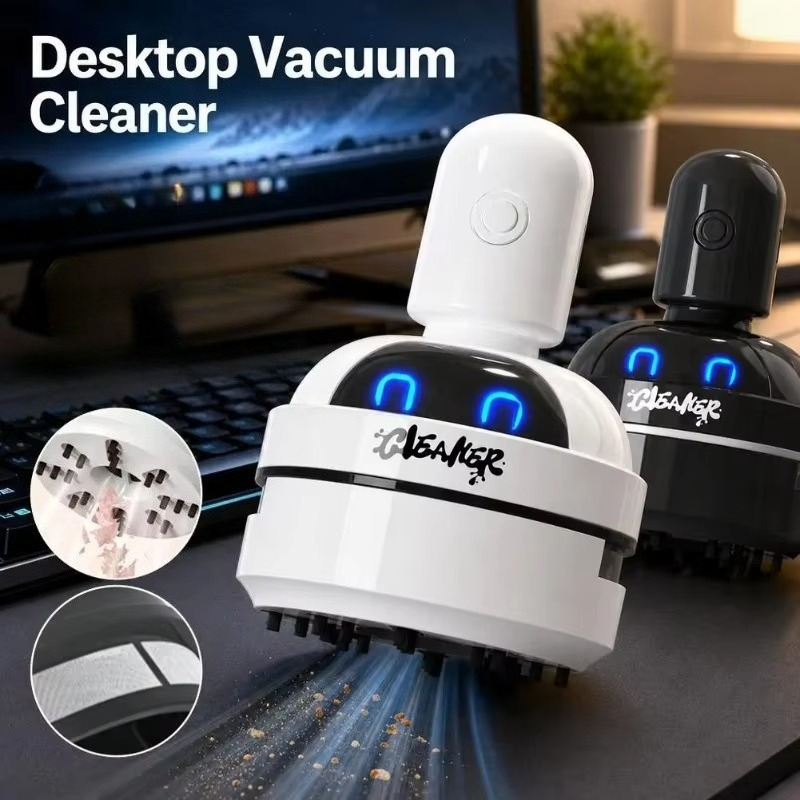 Desktop Cleaner Vacuum Cleaner - Mini Desktop Vacuum Cleaner For Eraser Dust 评论和价格