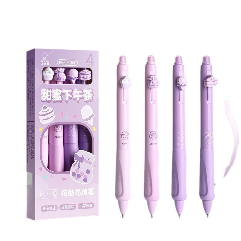 4/6Pcs Erasable Gel Pen Set, 0 - Retractable Eraser Pen Click 评论和价格